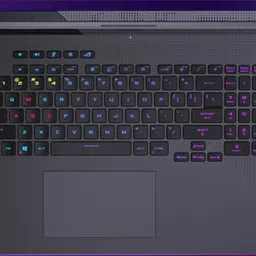 Saco Silicone Protector Skin Keyboard Cover for ASUS ROG Strix G17 G732LXS-HG010T-Series 17.3 Inch Laptop-2020 Keyboard Skin image 4