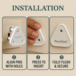 terratoss Switch Board Cover for Kids Safety [12 Piece] | Socket Protector for Kids image 3
