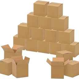 jia industries Corrugated Cardboard, Craft Paper, Paper 3ply corrugate white box size :-4X2X4 inch Packaging Box image 3