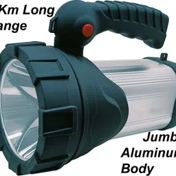 mitsales 500 W Kisan Torch With 3 Km Long Range,3 Modes,Water Proof Jumbo Body Torch image 2