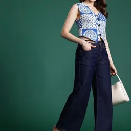 pp vastram Printed Women Waistcoat image 2