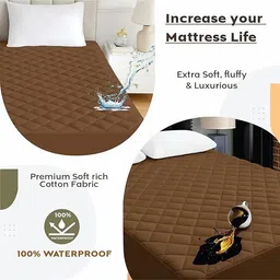 la verne Fitted King Size Breathable, Stretchable, Waterproof Mattress Cover image 2