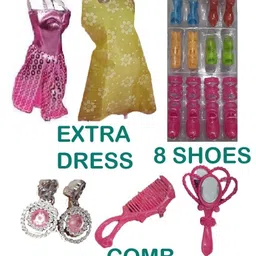 khyali Shine Dolls for Girl’s Surprise Moveable Doll Set with Beautiful Accessories-T50 image 3