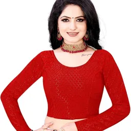 vasanam Round Neck Women Blouse-picture-14