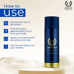 denver Pride Deo Deodorant Spray-For Men image 5