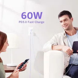 MAK Type C 1 m Type C to Type C 1M 65W Fast Charging Cable image 3