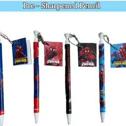 tlismi Spiderman Design Colourful Push-up Non Sharpening Pencil with Mini Dairy Pencil image 4
