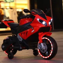 oh baby 8798 Bike, DUAL BATTERY BIKE,RIDE ON BIKE,WHEEL FULL OF LIGHT Bike Battery Operated Ride On image 4