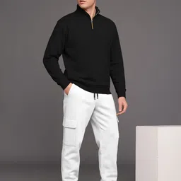 TRIPR Solid Men Winter Track Suit Solid Men Track Suit-picture-13