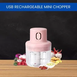 newoutlate Mini Rechargeable Chopper, Electric Chopper for Onion, Garlic and VegetableC405 Electric Vegetable & Fruit Chopper-picture-26