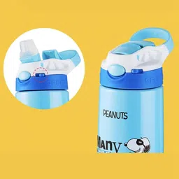 beeby Insulated Stainless Steel Hot and Cold Sipper Water Bottle For Kids(350ml) image 2