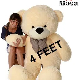 mosu Teddy Bears for Kids, Cute Teddy Bear for Girls, Sweet Teddy Bear 4 Feet, Coffee - 48 inch image 2