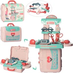 countrylink Pretend Play Doctor Play Sets for Kids Doctor Kit Toys with Suitcase (1set)-picture-23