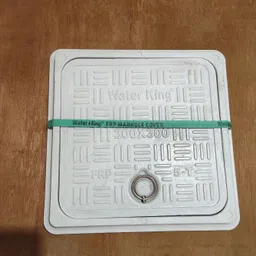 water king FRP Manhole Cover 12x12 Inch | 5 Tons Capacity Chamber Cover Durable Sump Cover Flush Tank Lid image 3