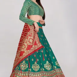 shree creation Self Design Semi Stitched Lehenga Choli image 3