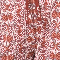 van heusen Printed Women Brown Regular Shorts image 4