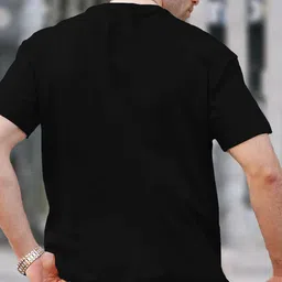 tripr Pack of 4 Men Solid Round Neck Cotton Blend Multicolor T-Shirt image 5