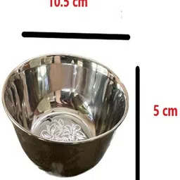 vpsk Pack of 24 Stainless Steel Pack of 24 Stainless Steel Heavy(6 Full plate,6 Glass ,6 Bowl,6 Spoon ) Dinner Set image 5