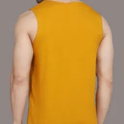 Adixus Premium Yellow Sando Polyester Men Vest Men Vest image 2