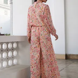 janasya Top Palazzos Co-ords Set image 5