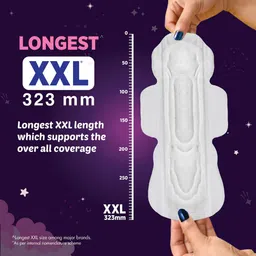 sofy Bodyfit - Overnight Protection with Deep Absorption & Comfy Dry Cover | XXL Sanitary Pad image 3