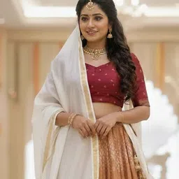 anugrah textile Floral Print Semi Stitched Lehenga Choli-picture-26