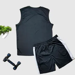 chrome & coral Colorblock Men Track Suit image 2