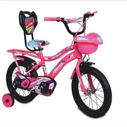 skyton Spiral 16 Inch Kids Cycle with Side Wheels Ideal for 4 to 7 Years Boys and Girls 16 T (inch) Road Cycle-picture-24