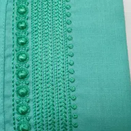 saif chikan handicraft Men Khadi Cotton Kurta Pyjama Set image 4