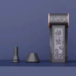 MZ ZY7400-SE (RECHARGEABLE MINI VIOLENT JET FAN) 2500mAh x 2 Battery Brushless Motor Air Blower, 4 Gear Mode, Turbo Fan, Super High Speed Airflow USB Fan image 4