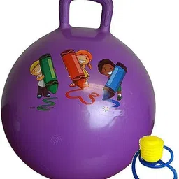 wishbone HOP BALL 45CM Kids Jumping Hopping Inflatable Sit and Bounce Rubber Hop Ball image 3