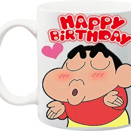 stylotrendz Special Red Print Happy Birthday Shinchan Style Ceramic Coffee Mug-picture-23