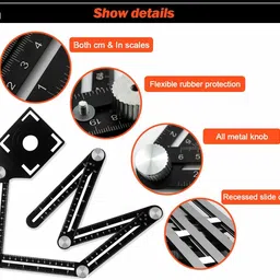 godavari Multi-Angle Measuring Devices Magnetic Carpenter's Level image 3