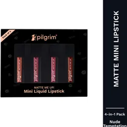 pilgrim Mini Liquid Lipstick 4 in 1 Pack Smudgeproof, Hydrating & Lightweight-picture-27