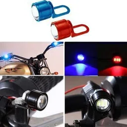 miwings Waterproof 12V Motorcycle Mirror Mount Led Flash Strobe Light, Eagle Eye LED Strobe Backup DRL Lights Lamp, Warning Brake Light Lamp for Car & Bikes Car Fancy Lights image 5