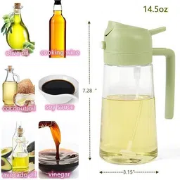 mahadev 500 ml Cooking Oil Dispenser Set image 3