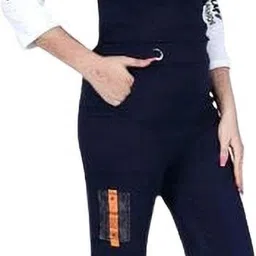 mykuki Women Black Dungaree-picture-13