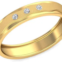 avsar AVR554YB 14kt Cubic Zirconia Yellow Gold ring image 4