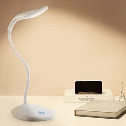 akr LED Rechargeable & flexible Table Lamp (white) Study Lamp-picture-11