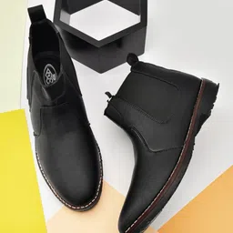 trm Men’s Leather Boots – Stylish, Durable & Comfortable Casual Footwear Boots For Men-picture-29