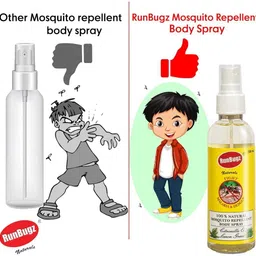 runbugz Mosquito Repellent Body Spray 100ml ( Pack of 4 ) image 4