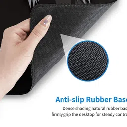 ULTRABYTES Gaming Mouse Pad Premium-Textured Mouse Mat, Non-Slip, Water Resistant Rubber Base Mousepad For Gaming like PUBG etc.(300x700x3mm) Non Slip Base Mousepad image 3