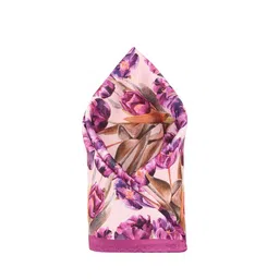 Tossido Men Pink & Purple Printed Microfibre Pocket Square-picture-39
