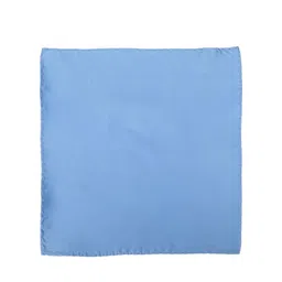 Van Heusen Men Blue Solid Pocket Square image 2