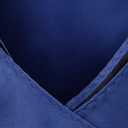 Van Heusen Men Blue Solid Pocket Square image 4