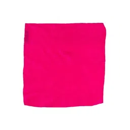 The Tie Hub Men Pink Solid Pocket Squares image 4