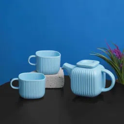 vola Bloom Tea Trio Set of 3 Cerulean matt-picture-10