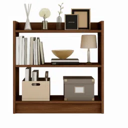 enigmatic woodworks Bookshelf for Home & Office | Multipurpose Wooden Storage Rack for living room Engineered Wood Open Book Shelf image 2