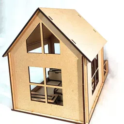 samarth enterprises Rajbharti Crafts - Wooden Dollhouse Miniature with Furniture Items for Girls image 5