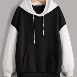 bestic fashion Women Full Sleeve Color Block Hooded Sweatshirt-picture-12
